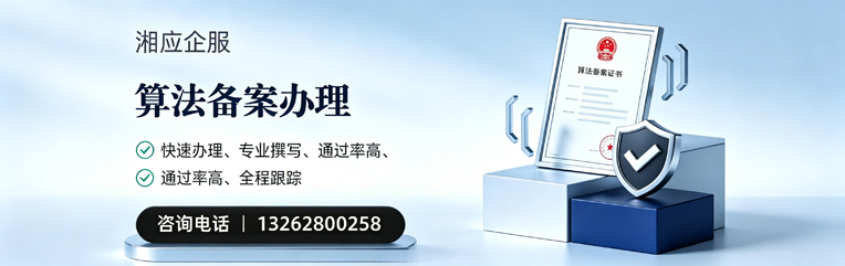 梅州算法备案申报服务