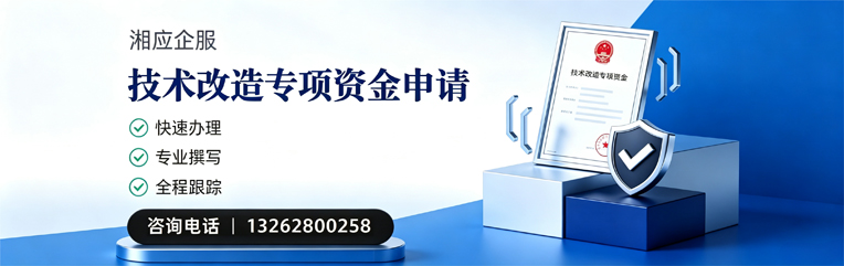 梅州技术改造专项资金申报服务