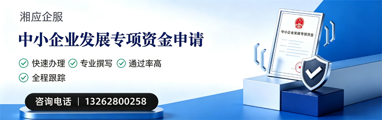 梅州中小企业发展专项资金申报服务