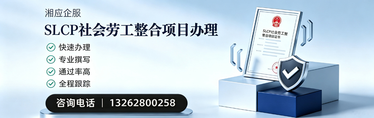 梅州SLCP社会劳工整合项目申报服务