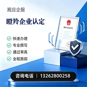 梅州瞪羚企业认定申报服务