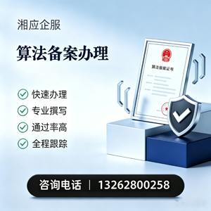 梅州算法备案申报服务